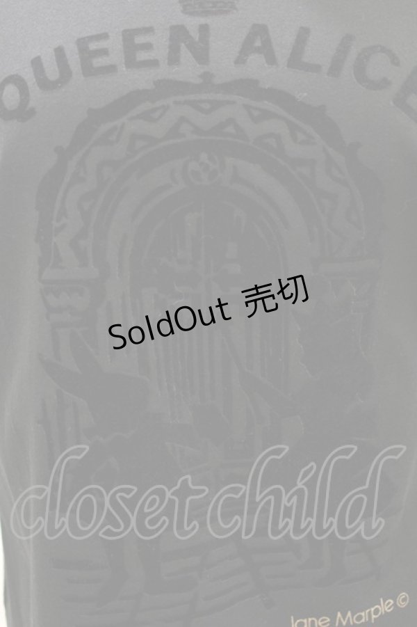 画像3: Jane Marple / Queen Aliceティーシャツ R ブラック H-25-04-06-036-JM-TO-KB-ZH (3)