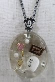 画像1: Q-pot. / プチベビーゴーストつまみ食いネックレス   H-25-04-06-008-QP-AC-KB-ZH (1)