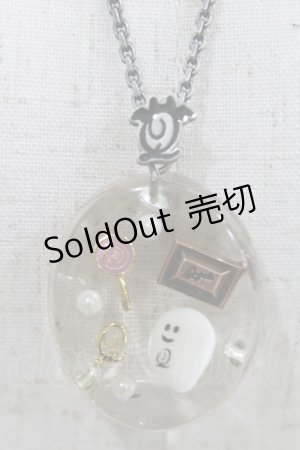 画像: Q-pot. / プチベビーゴーストつまみ食いネックレス   H-25-04-06-008-QP-AC-KB-ZH
