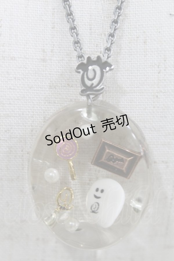 画像1: Q-pot. / プチベビーゴーストつまみ食いネックレス   H-25-04-06-008-QP-AC-KB-ZH (1)