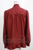 画像3: Enchantlic Enchantilly / ノーブルリボンタイブラウス M ボルドー H-25-04-06-1028-LO-BL-NS-ZH (3)