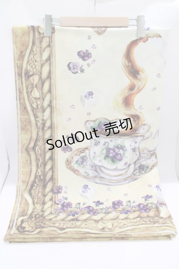 画像1: Enchantlic Enchantilly / すみれのお茶会ハンガーカバー  アイボリー H-25-04-06-1034-LO-ZA-NS-ZH (1)