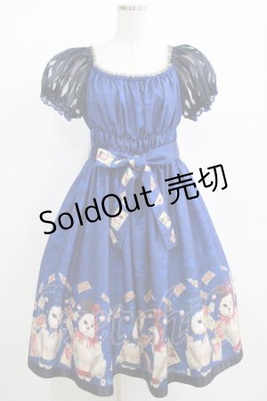 画像: Enchantlic Enchantilly / トランプ ジョーカー キャットワンピース Free ブルー H-25-04-06-1004-LO-OP-NS-ZH
