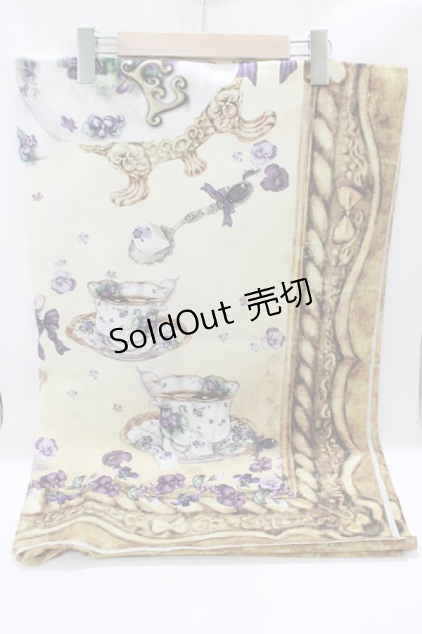 画像2: Enchantlic Enchantilly / すみれのお茶会ハンガーカバー  アイボリー H-25-04-06-1034-LO-ZA-NS-ZH (2)