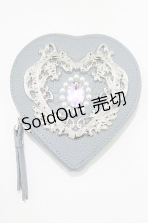 画像: millna / 魔法少女な本革財布  グレー H-25-04-06-1035-GO-ZA-NS-ZH
