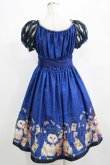 画像3: Enchantlic Enchantilly / トランプ ジョーカー キャットワンピース Free ブルー H-25-04-06-1004-LO-OP-NS-ZH (3)