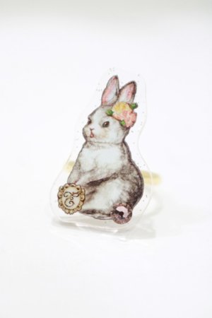 画像: Enchantlic Enchantilly / Dolled Up Ring〜うさぎ〜 Free ゴールド H-25-04-06-1052-LO-AC-NS-ZH