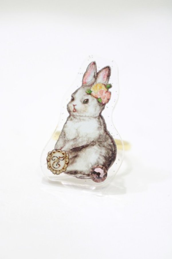 画像1: Enchantlic Enchantilly / Dolled Up Ring〜うさぎ〜 Free ゴールド H-25-04-06-1052-LO-AC-NS-ZH (1)