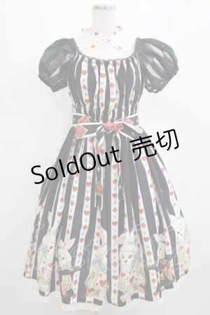 画像: Enchantlic Enchantilly / 不思議の国のQueen Catワンピース Free ブラック H-25-04-06-1005-LO-OP-NS-ZH