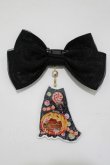 画像2: Enchantlic Enchantilly / おばけCatリボンブローチ  ブラック H-25-04-06-1057-LO-AC-NS-ZH (2)
