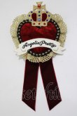 画像1: Angelic Pretty / Noble Heartクリップブローチ  ボルドー H-25-04-06-1058-AP-AC-NS-ZH (1)