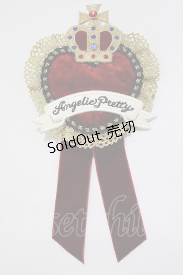 画像1: Angelic Pretty / Noble Heartクリップブローチ  ボルドー H-25-04-06-1058-AP-AC-NS-ZH (1)
