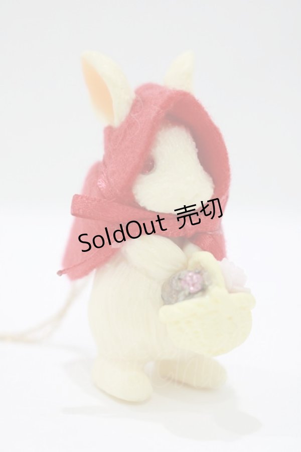 画像1: Alice Garden Rose / 赤ずきんのうさぎペンダント  レッド H-25-04-06-1061-PA-AC-NS-ZH (1)
