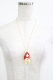画像2: Alice Garden Rose / 赤ずきんのうさぎペンダント  レッド H-25-04-06-1061-PA-AC-NS-ZH (2)