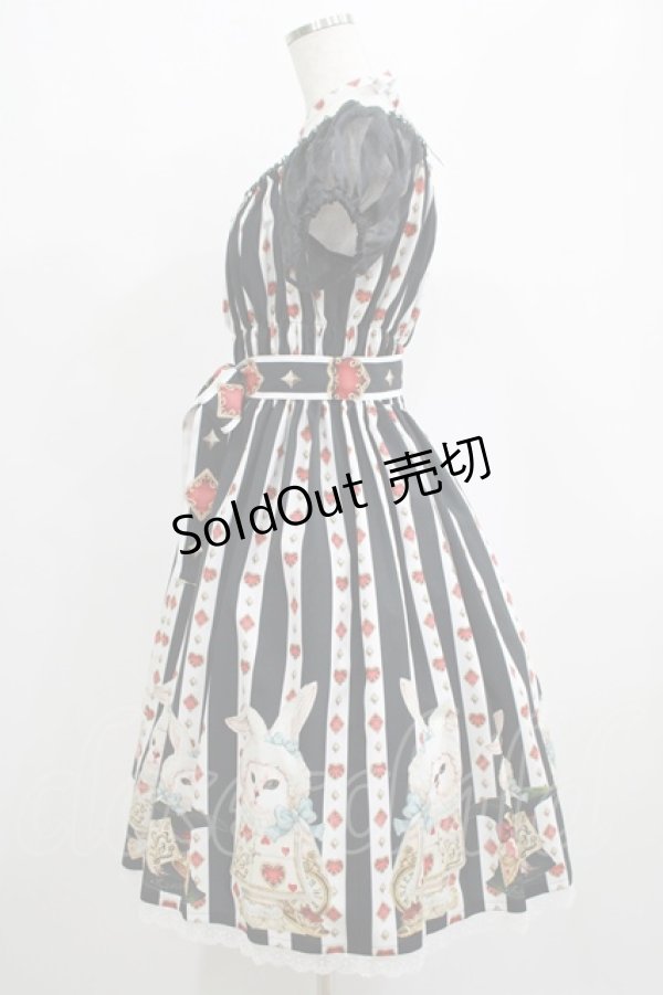 画像2: Enchantlic Enchantilly / 不思議の国のQueen Catワンピース Free ブラック H-25-04-06-1005-LO-OP-NS-ZH (2)