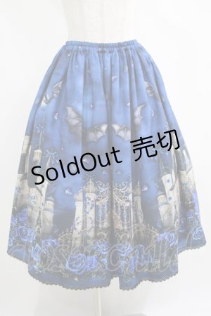 画像: Enchantlic Enchantilly / 幻影薔薇城〜コウモリ公爵からの招待状〜スカート Free 青い夜 H-25-04-06-1008-LO-SK-NS-ZH