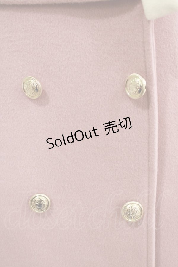 画像4: 【SALE】Me roir / 配色ドーリーロングコート M ピンク H-25-04-06-1013-GO-CO-NS-ZT-C057 (4)