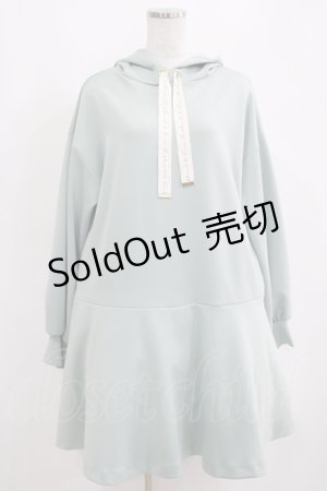 画像: Fi.n.t / ローウエスト切替ロゴリボンダンボールニットワンピース Free MINT H-25-04-06-1017-CA-OP-NS-ZH