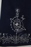 画像4: axes femme / 天体刺繍フード付コート L ネイビー H-25-04-06-1021-AX-CO-NS-ZT-C057 (4)