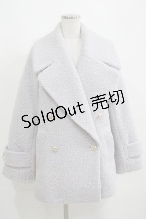 画像: REDYAZEL / ボアダブルミドルコート S ブルーグレー H-25-04-06-1024-GO-CO-NS-ZH