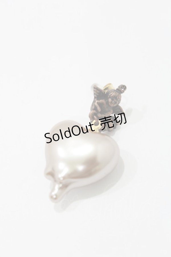 画像1: Q-pot. / Sweetheart Angel Pierce  ブラウン H-25-04-06-011-QP-AC-KB-ZH (1)