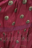 画像4: Jane Marple Dans Le Salon / Granny’s buttons tiered skirt  ローズ H-25-04-06-023-JM-SK-KB-ZH (4)