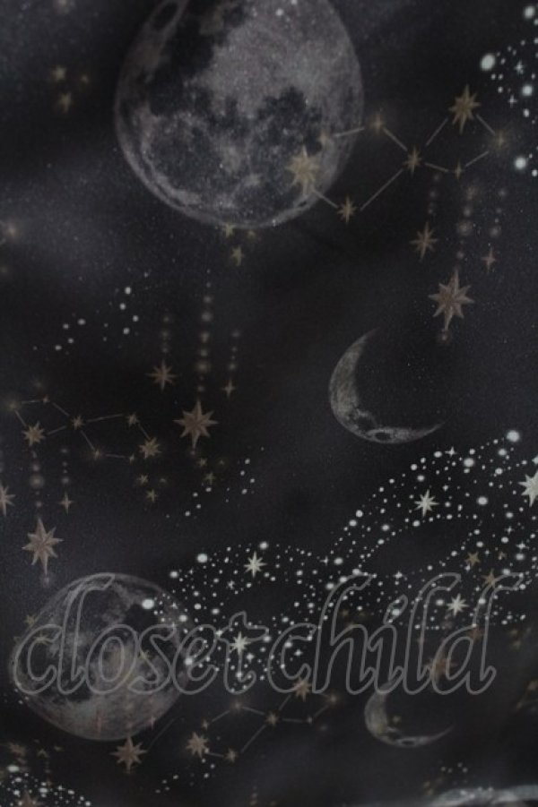 画像3: elements,H / moon printスカート 2 黒 H-25-04-06-024-PU-SK-KB-ZH (3)