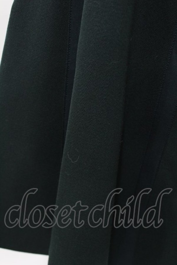 画像3: Jane Marple / Cashmere Doeskin Gored Skirt  ダークグリーン H-25-04-06-025-JM-SK-KB-ZH (3)