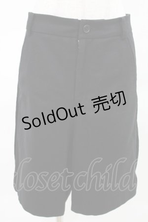 画像: Jane Marple / ファインフラノショートパンツ  ブラック H-25-04-06-027-JM-PA-KB-ZT022