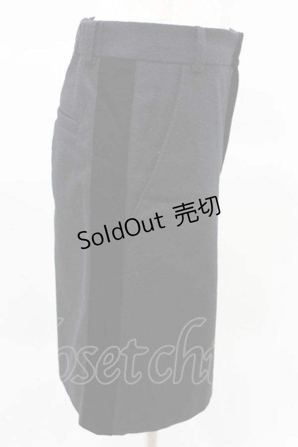 画像2: Jane Marple / ファインフラノショートパンツ  ブラック H-25-04-06-027-JM-PA-KB-ZT022 (2)