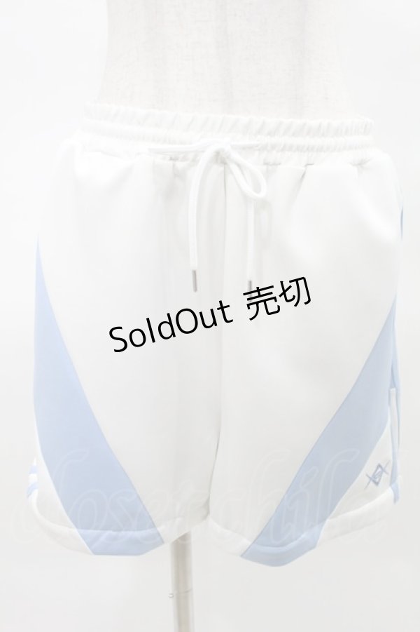 画像1: REFLEM / 2WAY切替ジャージパンツ  ホワイト H-25-04-06-029-PU-PA-KB-ZH (1)