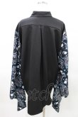 画像2: ACDC RAG /OODミルキモノシャツ  ブラック×パステルブルー H-25-04-06-032-PU-BL-KB-ZH (2)
