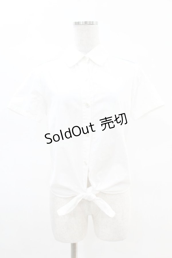 画像1: MILK / Milky'sシャツ  白 H-25-04-07-040-ML-BL-KB-ZH (1)