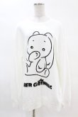 画像1: NieR Clothing / プリントSWEAT  2XL 白 H-25-04-07-041-PU-TO-KB-ZH (1)
