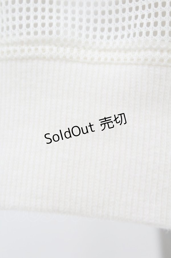 画像3: MILKBOY / MESH ZIP UP HOODIE  アイボリー H-25-04-07-054-MB-JA-KB-ZH (3)