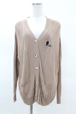 画像: NieR Clothing / MILK COCOA KNIT CARDIGAN  ブラウンベージュ H-25-04-07-059-PU-TO-KB-ZH