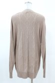 画像2: NieR Clothing / MILK COCOA KNIT CARDIGAN  ブラウンベージュ H-25-04-07-059-PU-TO-KB-ZH (2)