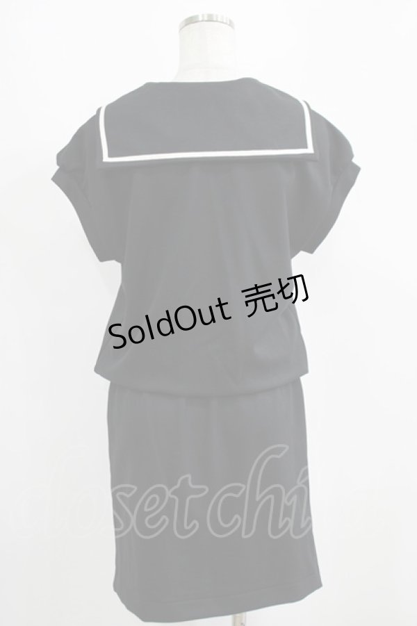 画像3: MILK / Sailor ladyワンピース  ブラック H-25-04-07-1039-ML-OP-KB-ZH (3)
