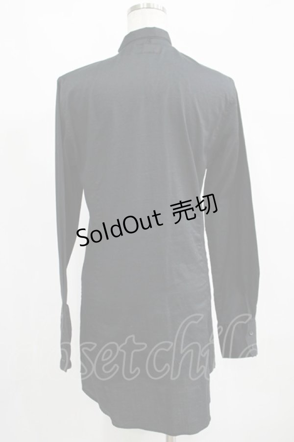 画像3: BPN FOR MEN / プリーツブラウス M 黒 H-25-04-07-1042-GO-BL-KB-ZH (3)