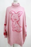 画像1: Candy Stripper / CRUSH ON YOU KNIT ONE-PIECE  ピンク H-25-04-07-1043-PU-OP-KB-ZT162 (1)