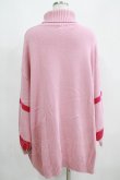 画像3: Candy Stripper / CRUSH ON YOU KNIT ONE-PIECE  ピンク H-25-04-07-1043-PU-OP-KB-ZT162 (3)