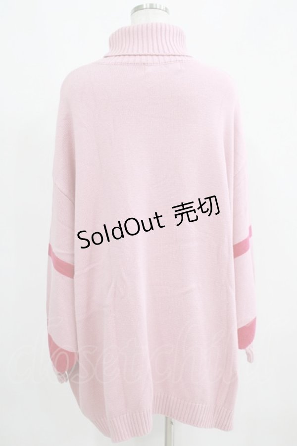 画像3: Candy Stripper / CRUSH ON YOU KNIT ONE-PIECE  ピンク H-25-04-07-1043-PU-OP-KB-ZT162 (3)
