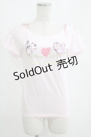 画像: MILK / ツィートバードTee  ピンク H-25-04-07-1057-ML-TO-KB-ZH
