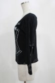 画像2: MILK / コルセットTee  ブラック H-25-04-07-1058-ML-TO-KB-ZH (2)