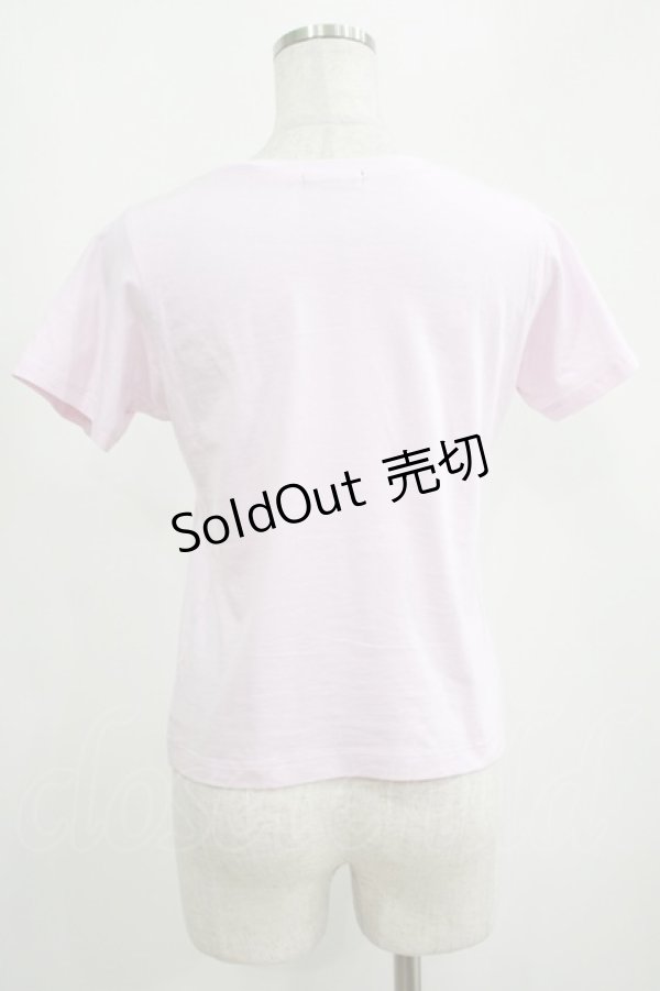 画像3: MILK / パンジーCAT Tee  ピンク H-25-04-07-1064-ML-TO-KB-ZH (3)