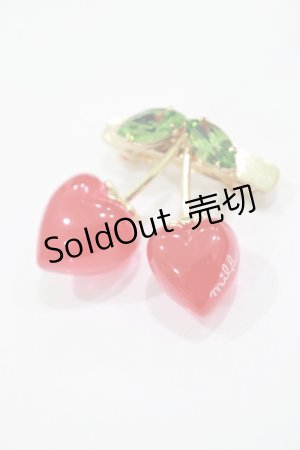 画像: MILK / ハートチェリーバレッタ  レッドチェリー H-25-04-07-1071-ML-AC-KB-ZH