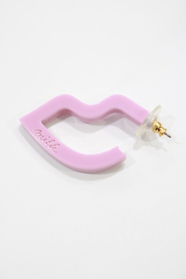 画像1: MILK / Lipピアス  ピンク H-25-04-07-1073-ML-AC-KB-ZH (1)
