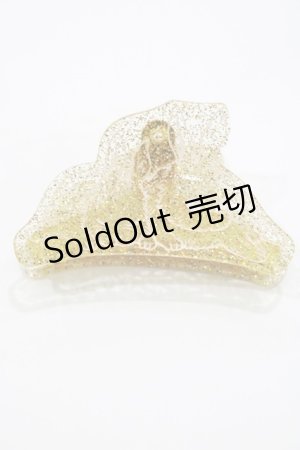 画像: Franche Lippee / うさぎぺったりクリップ  ゴールド H-25-04-07-1074-LO-AC-NS-ZH
