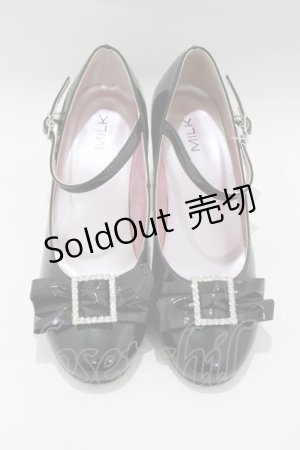 画像: MILK / プティフレームシューズ 23.5cm ブラック H-25-04-07-1080-ML-SH-KB-ZH