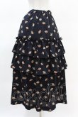 画像3: Jane Marple Dans Le Salon / Floating flowers dirndl skirt  ネイビー H-25-04-07-011-JM-SK-KB-ZH (3)